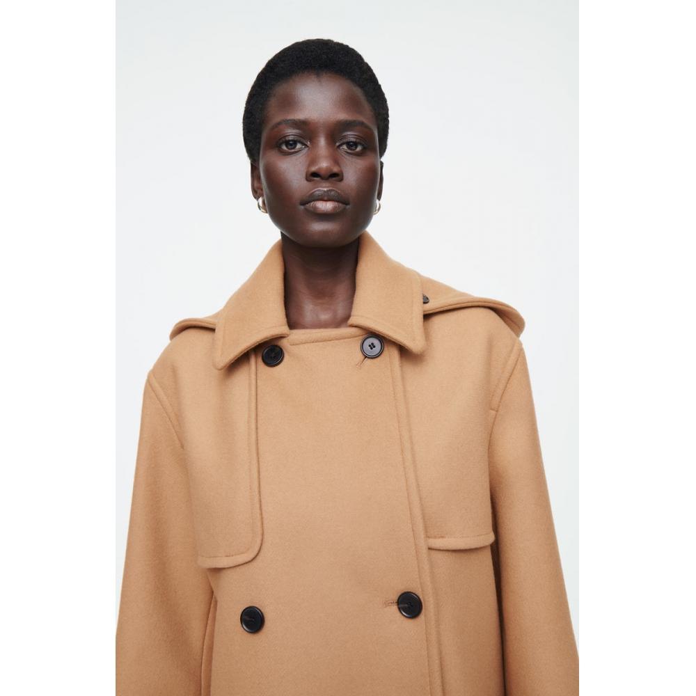 Cos Japan Hooded Wool Duffle Coat