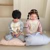 Children's Cartoon Raglan Sleeve Pajama Set - Spring 2025