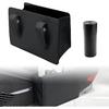 Foldable Car Trash Can, Leather Waterproof Garbage Organizer Holder for Car Interior Hanging with One Trash Bag, Hanging Dustbin Container for Truck