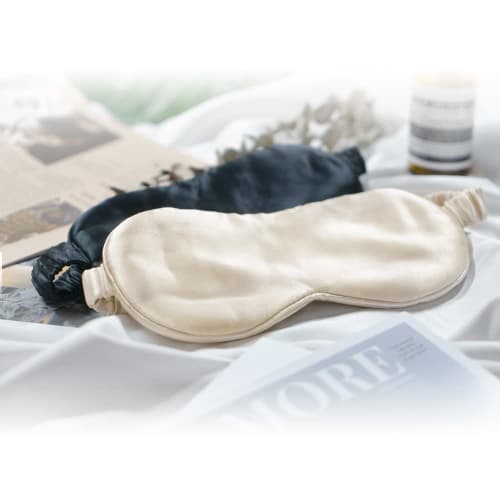 Silk Eye Mask, Sleep Aid, Made with 100% Mulberry Silk, Highest Grade 6A Silk, Gift Box Included, For a Good Night's Sleep, Perfect as a Gift or Birth