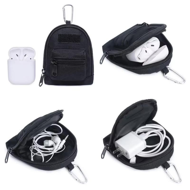 Tactical Wallet Pouch Portable Key Case Outdoor Sports Coin Purse Hunting Bag Zipper Pack Multifunctional Bag