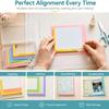 5/7pcs Multi-size Paper Crafting Alignment Guides Color-coded Spacing Locator Tools  Card Making