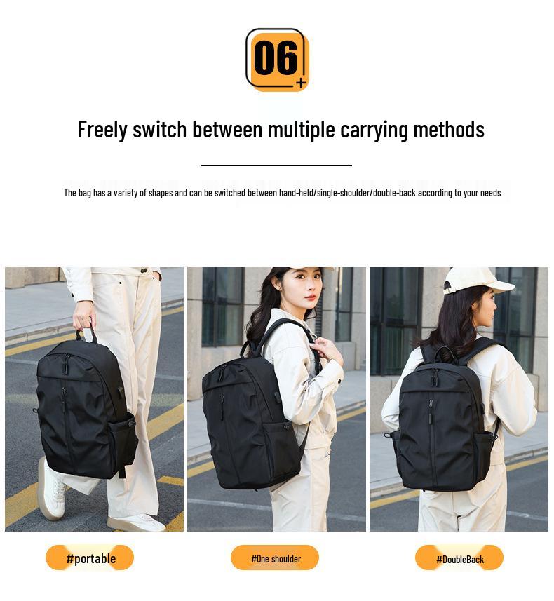 Unisex Large-Capacity Laptop Backpack for Work, Travel, and School