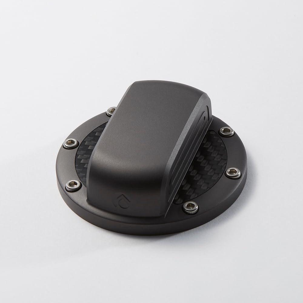 

Крышка топливного бака Deff Honda, изготовленная из алюминиевого блока, графит