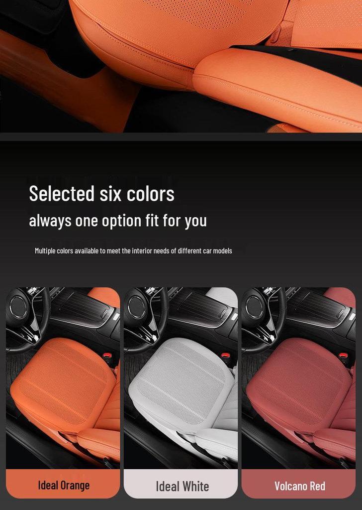 ZEEKR 001/009/X All-Season Car Seat Cushion with Breathable Cover and Integrated Backrest