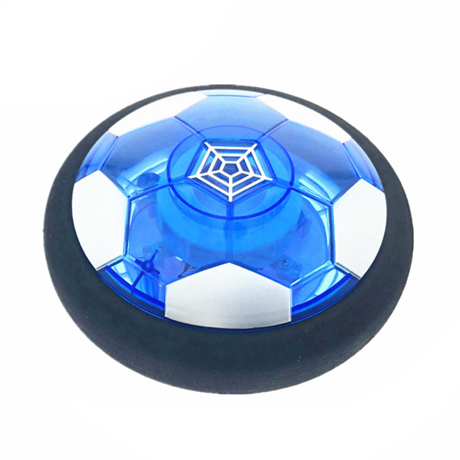 

LED Hover Soccer Ball Toy with Soft Foam Bumpers for Indoor Play, Rechargeable Air Football Game for Kids & Families One Size синій
