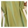 Korte Mouw Zomer Casual Jurk Dames Mode Elegante Zoete Jurken Grote Maat Patchwork A-lijn Feest Kraag Knoppen Slim Fit Kleding