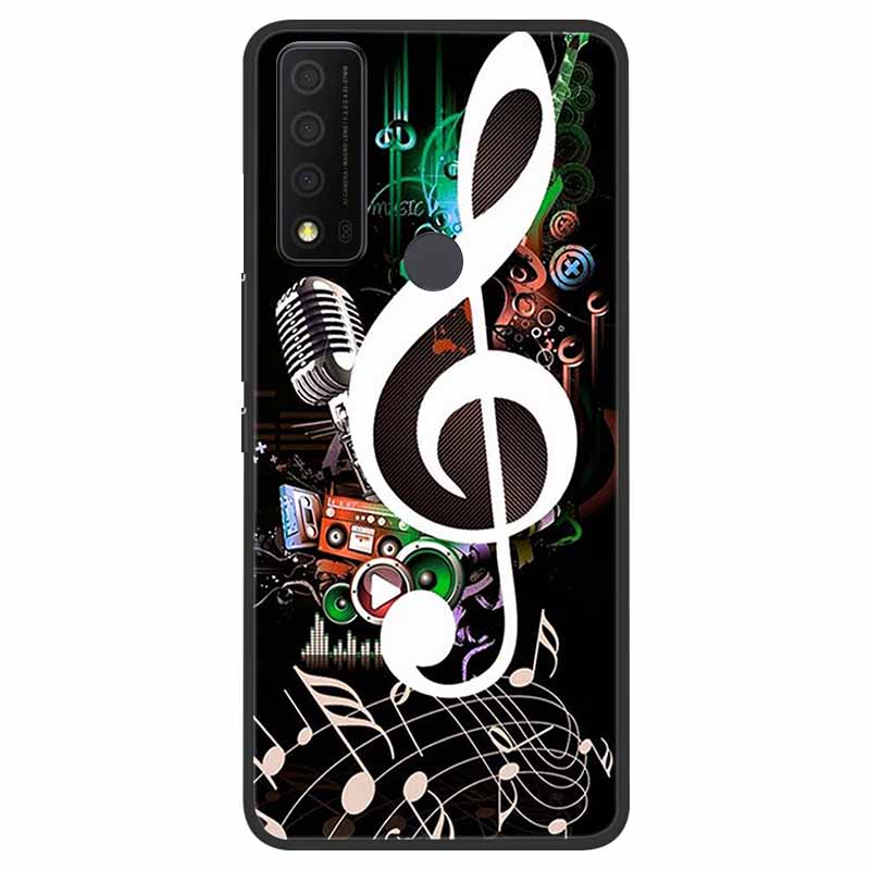 For TCL 30 XE 5G Case Marble Cat Soft Silicone Back Case for TCL 30 XL 30V 5G Phone Cover TCL30 XE T767W 30XE 5G Coque Funda Bag