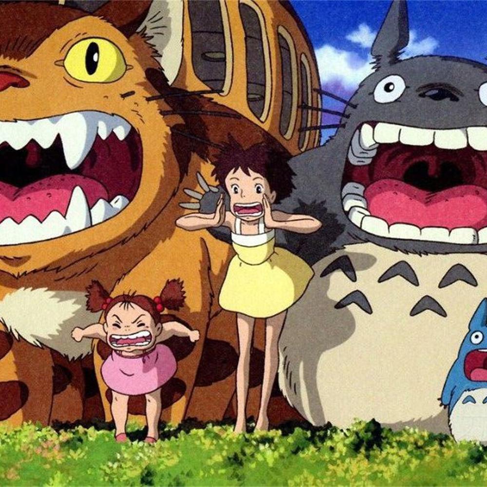 The Cartoon Animal Totoro Diamond Painting Japanese Anime 5D Diamond Embroidery Cross Stitch Handmade Art Gift Home Decor