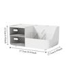 Multifunctional Desktop Storage Organizer with Drawers Cosmetics Organizer  Office Supplies