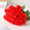 20/50pcs Artificial Flowers Red Silk Roses Bridal bouquet Home vase table Decor Outdoor Garden courtyard Wedding diy gift Wreath