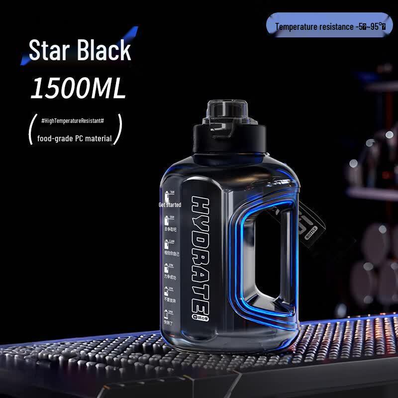 Youluo Large Capacity Sports Water Bottle with Straw