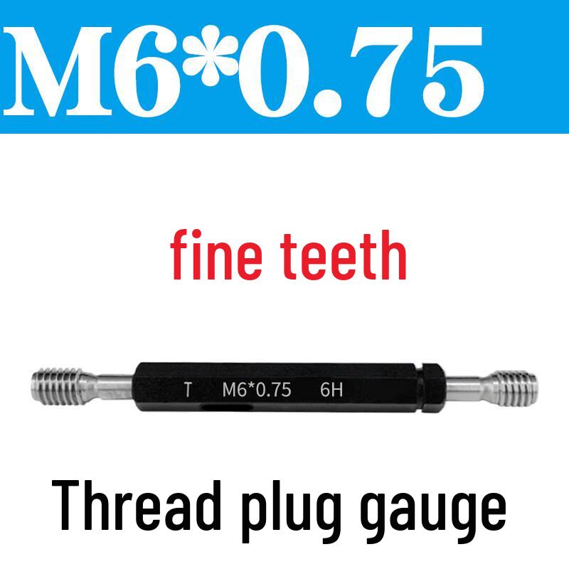 M6*0.75 Metric Thread Go-NoGo Plug Gauge