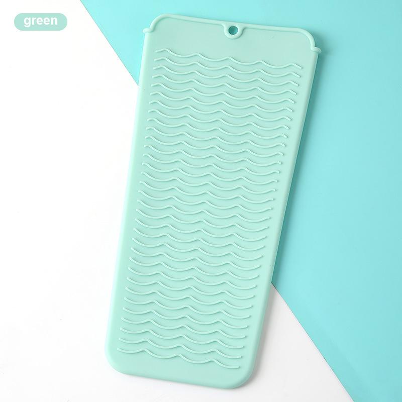 

Силиконовая сумка для хранения термостойких портативных щипцов для завивки волос с расческой для выпрямления и подушечкой против ожогов