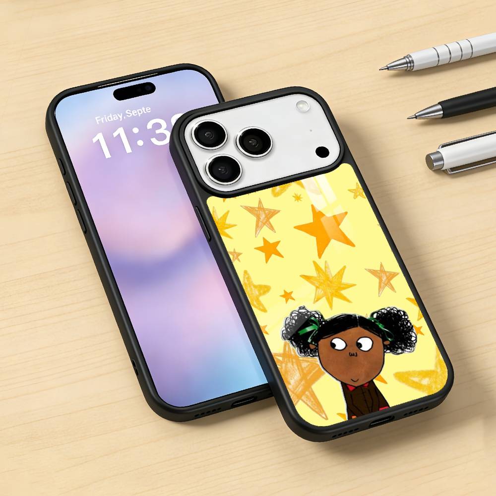 C-Charlie And L-Lola Anime Phone Case For iPhone 17,16,15,14,13,12,Pro,Max For Magsafe Magnetic Wireless Charging iPhone14PROMAX