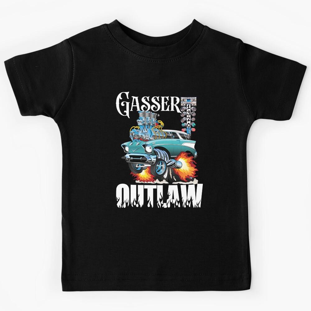 Gasser Outlaw Class Vintage Drag Racing Race Car Kids T-Shirt 130