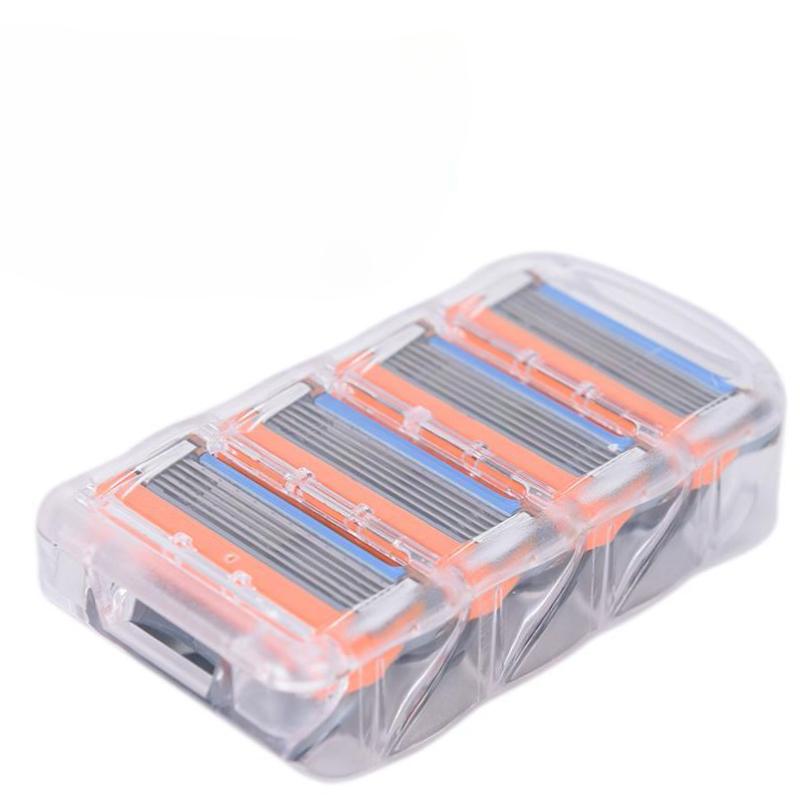 

2025 Новые 4 шт. Профессиональные сменные бритвенные лезвия Fudione 5 слоев