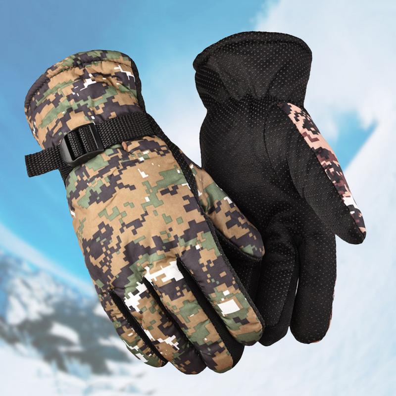 Skihandschuhe für den Winter, warm, wasserdicht und atmungsaktiv, Schneehandschuhe, Motorradhandschuhe für kaltes Wetter, für Herren, Damen, Damen und Kinder