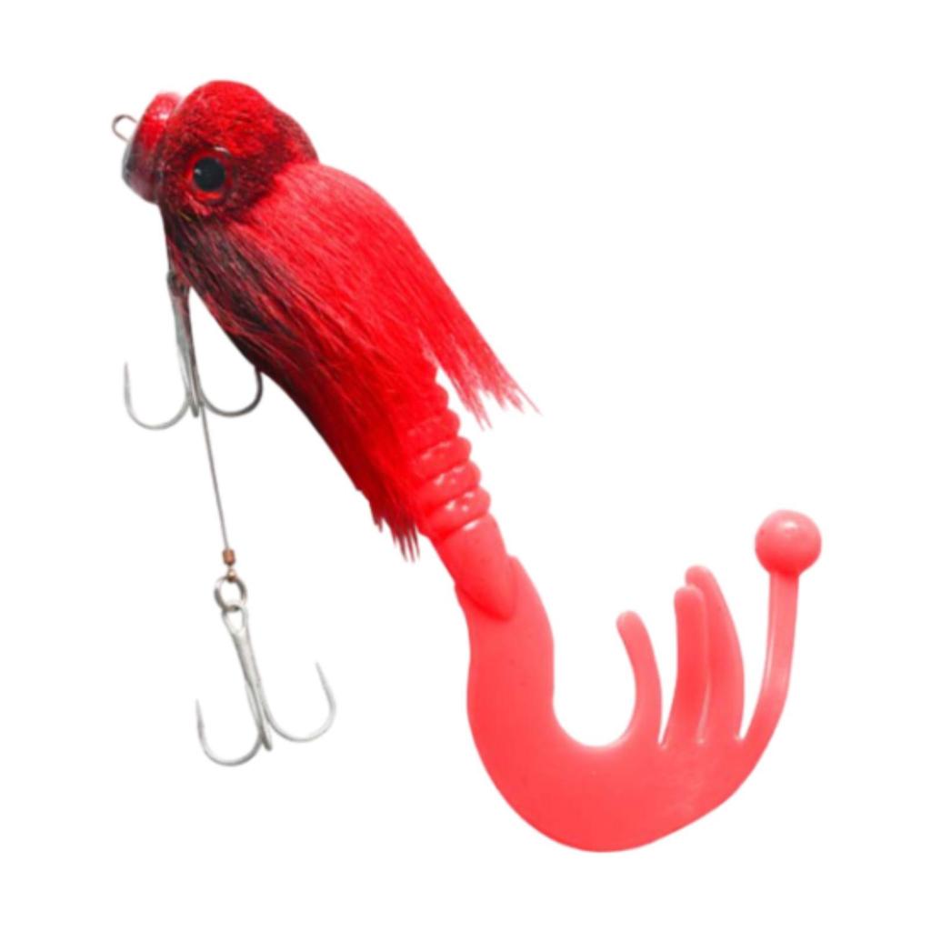 Artificial Fishing Lure Rat Lightweight Large Water Mouse Simulation Realistic Bionic Furry Sharp Hook Portable Fishing Tackle