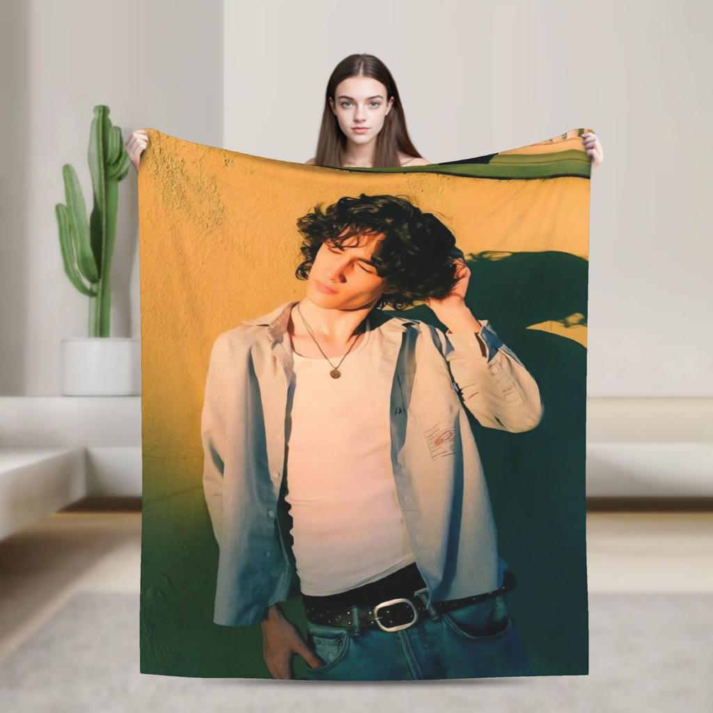 Super Soft Blanket Camping SSOMBR World Tour Throw Blanket  Flannel Bedspread For Couch Chair Print Sofa Bed Cover