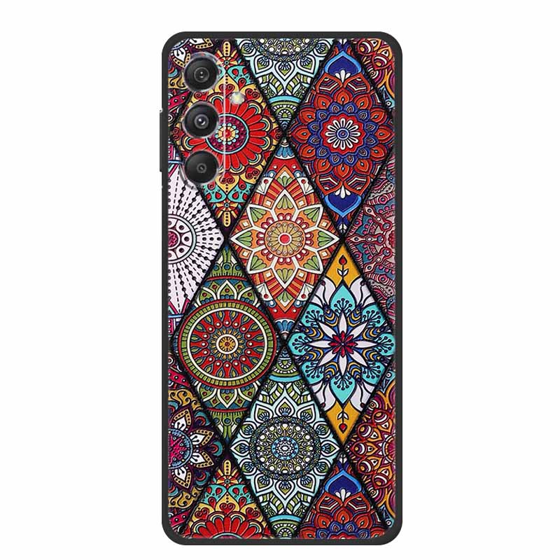 3D Emboss Case For Samsung Galaxy A16 5G Phone Case Coque Flowers Soft Silicone Back Cover For Samsung A56 A36 M16 F16 A26 Case