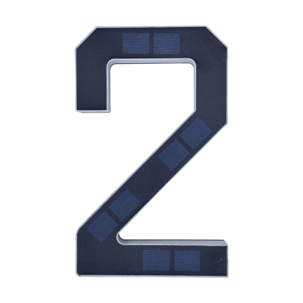 Solar Lighted House Numbers For Outside, Light Up  LED Address Signs For Houses   Digital Version