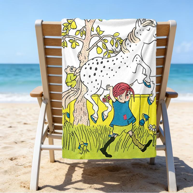 Serviette de plage ultra-douce personnalisée avec le thème de Fifi, idéale pour la piscine, le camping, la plongée, essentiel de voyage parfait, serviette de plage vibrante