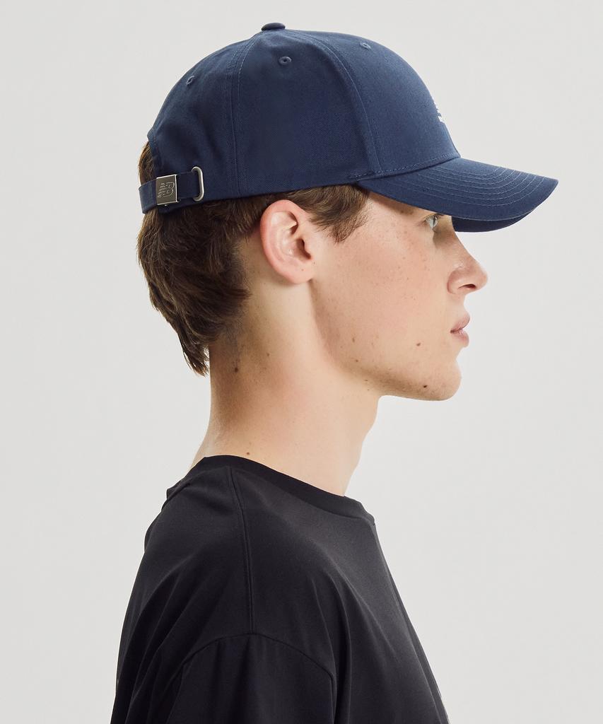 Nyuballanseu Nbgdgf1101 / Stacked Logo Structure Ball Cap (Navy)