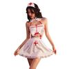 Sexy Nurse Uniform Suit No Temptation Cosplay Lingerie Backless Nightclub Passion Suit
