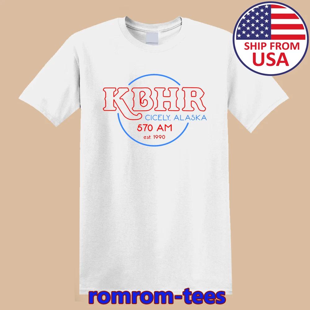 KBHR Cicely Alaska Radio White Size S-5XL S