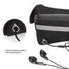 Multifunction Waist Bag Waterproof Outdoor Sports Running Waist Bag Belt   Pockets (black)