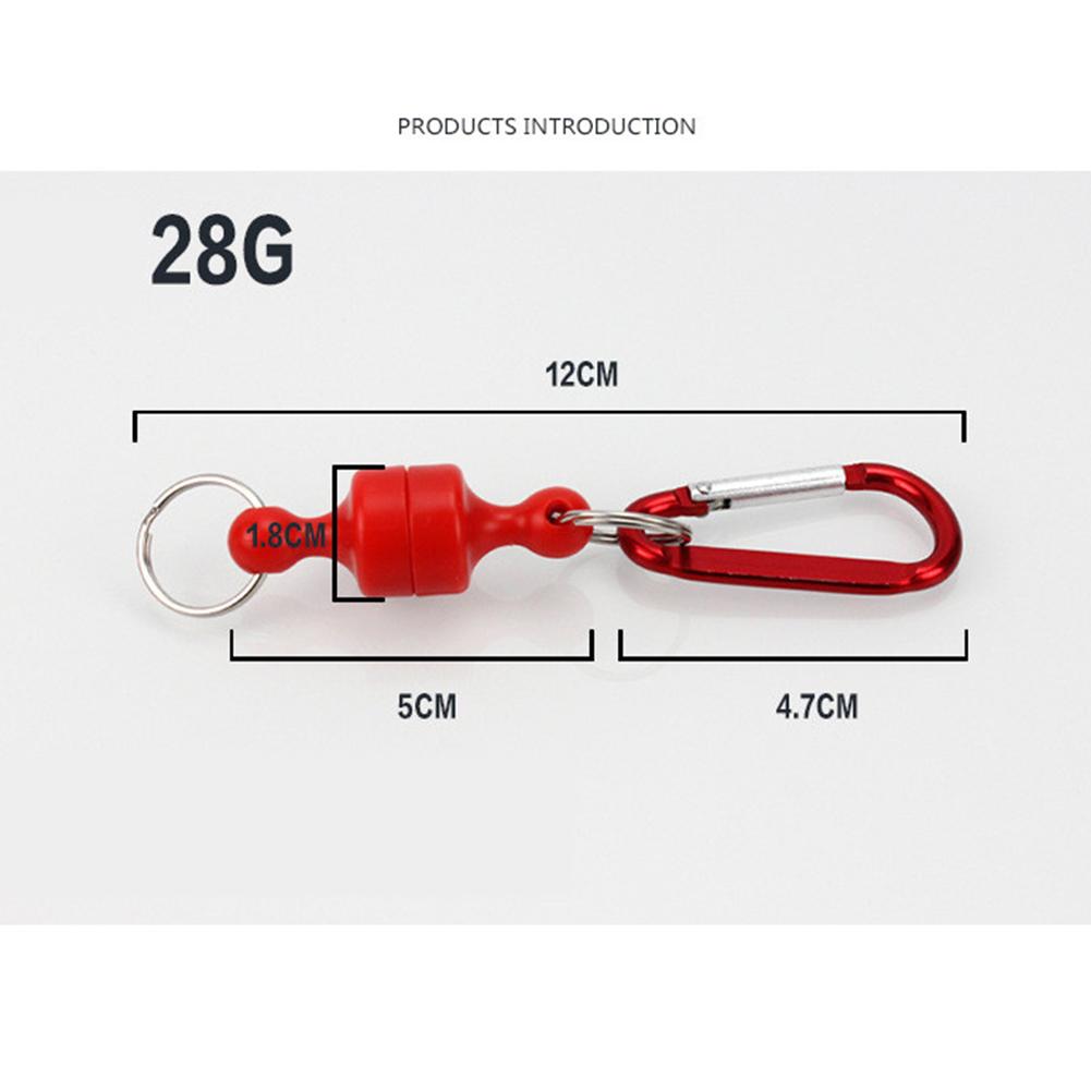 Aluminiumlegierung Magnetischer Verschluss Multifunktionaler Karabiner Outdoor Sport Angeln Schnalle Stark Magnetisch 12cm 28g Magnetischer Clip