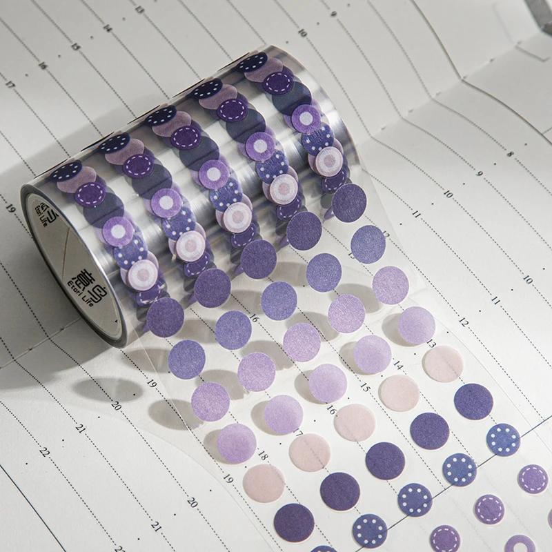 6mmx3cm Basic Dekoratives Klebeband Punkt Maskierendes Washi-Tape DIY Scrapbooking Aufkleber Etikett Japanische Schreibwaren