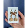 Fruit Earrings - Handmade Natural Dried Fruit Earrings, Retro Chinese Medicine Ethnic Style, for Women.