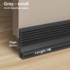 New Door Bottom Sealing Strip 1M Windproof Dust Stopper Guard Rain Weatherstrip Noise Reduction Insulator Sealer Home Hardware