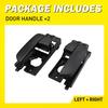2X Front Ide Door Handle Driver Passenger For 2006-2010 2011 Hyundai Accent K