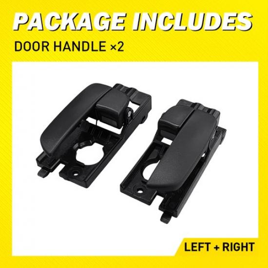 2X Front Ide Door Handle Driver Passenger For 2006-2010 2011 Hyundai Accent K
