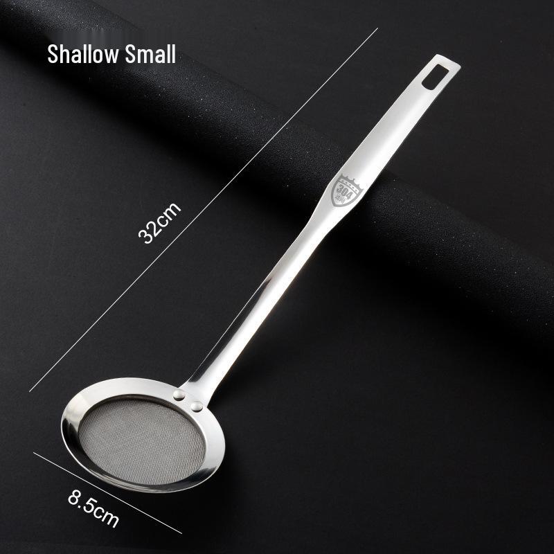 304 Stainless Steel Mesh Skimmer & Strainer: Juice, Soy Milk, Flour, Frying, Oil Separator