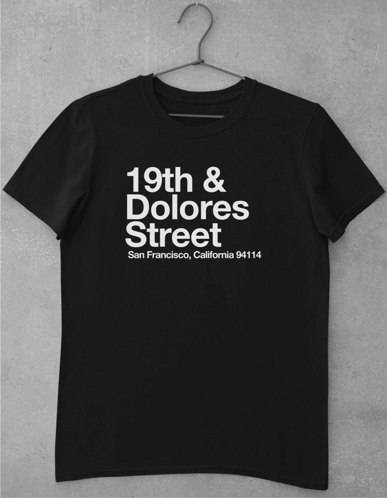 19th & Dolores St, San Francisco, 94114 Tshirt, Mission Dolores Park, Basketball S