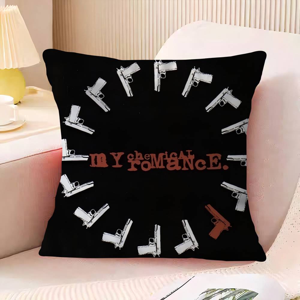 Band M-My C-Chemical R-Romance Pillow Anime Pillow Sofa Bed Head Pillow Cover Cushion Cover 45x45 Cm Fashion
