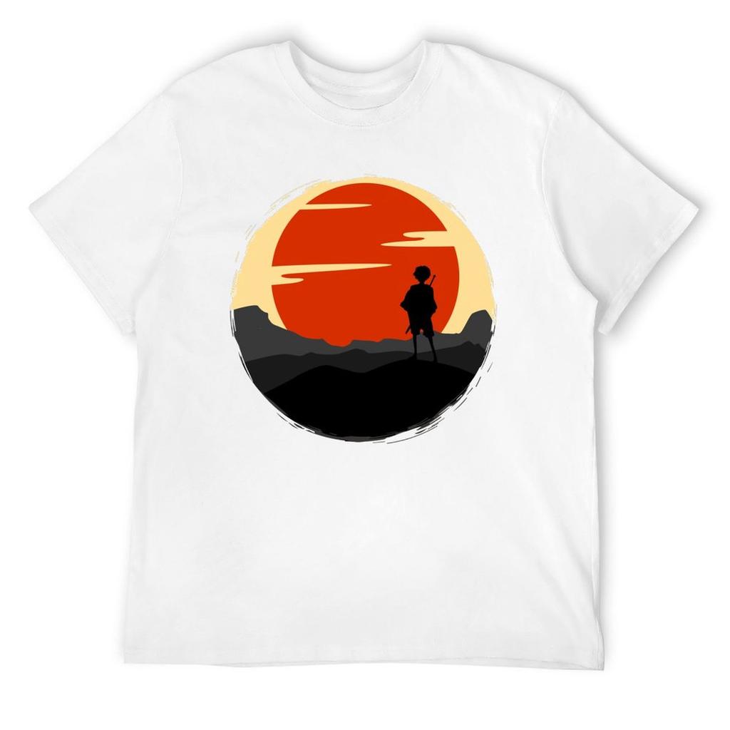 Samurai Sunset T-Shirt Graphic T Shirts Plus Sizes Mens T Shirt Graphic