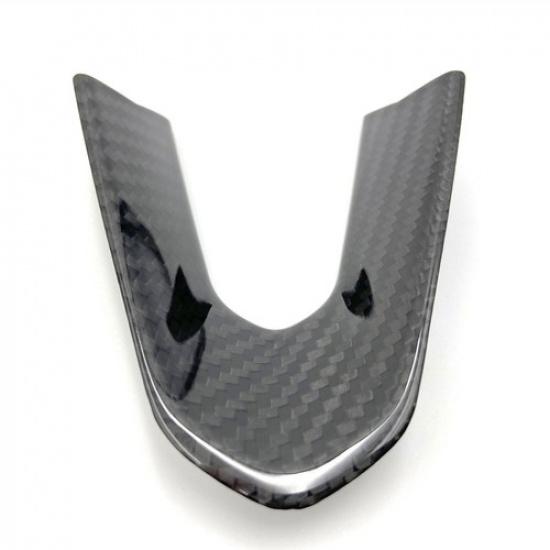 Real Carbon fiber Steering Wheel U Type Cover Trim For Cadillac CT4 CT5 -22