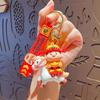 Little God of Wealth Horse Year Keychain Chinese Style New Year Keyring  Girls' Schoolbag Pendant