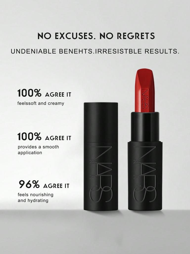 Nars Explicit Lipstick 3.8g - 802 NO SHAME | Creamy Rich Color