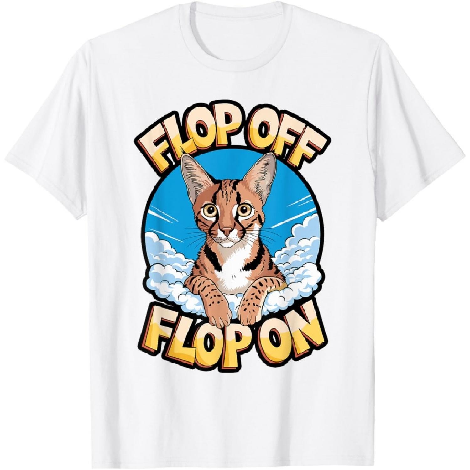 Футболка Flop Off Flop Off Каракал Big Floppa(2) XXXXXL белый