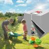 Housse bâche pour cuve IBC 1000 L 210D polyester anti-UV anti-poussière pluie neige gris (120x110x116 cm)