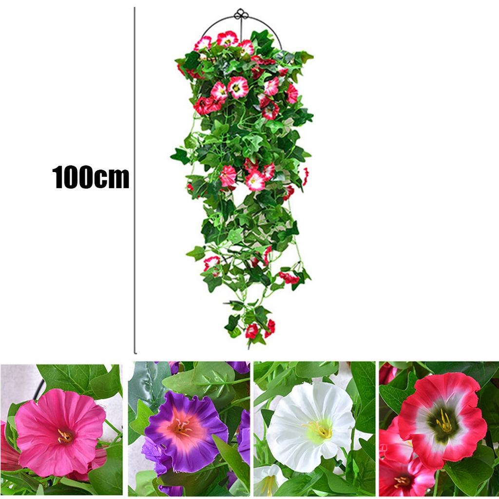 1 Stück Künstliche Hängepflanze DIY Falsche Prunkwinde Garten