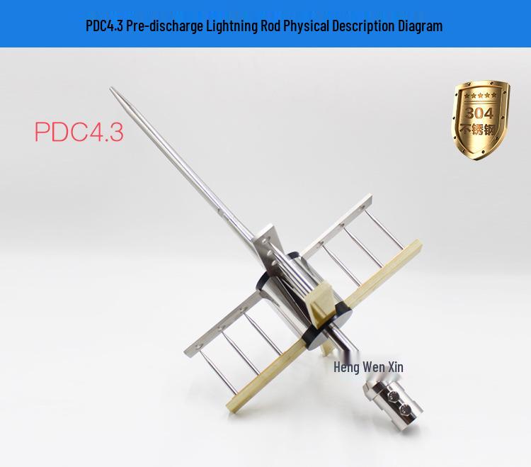 Heng Li Xin PDC4.3 Lightning Rod with Pre-Discharge Excitation and Support Rod
