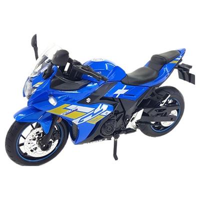 MX MODELL 1:1:12 Maßstab Suzuki GSX250R Motorrad Druckgussmodell, Blau (MXT116305BL)
