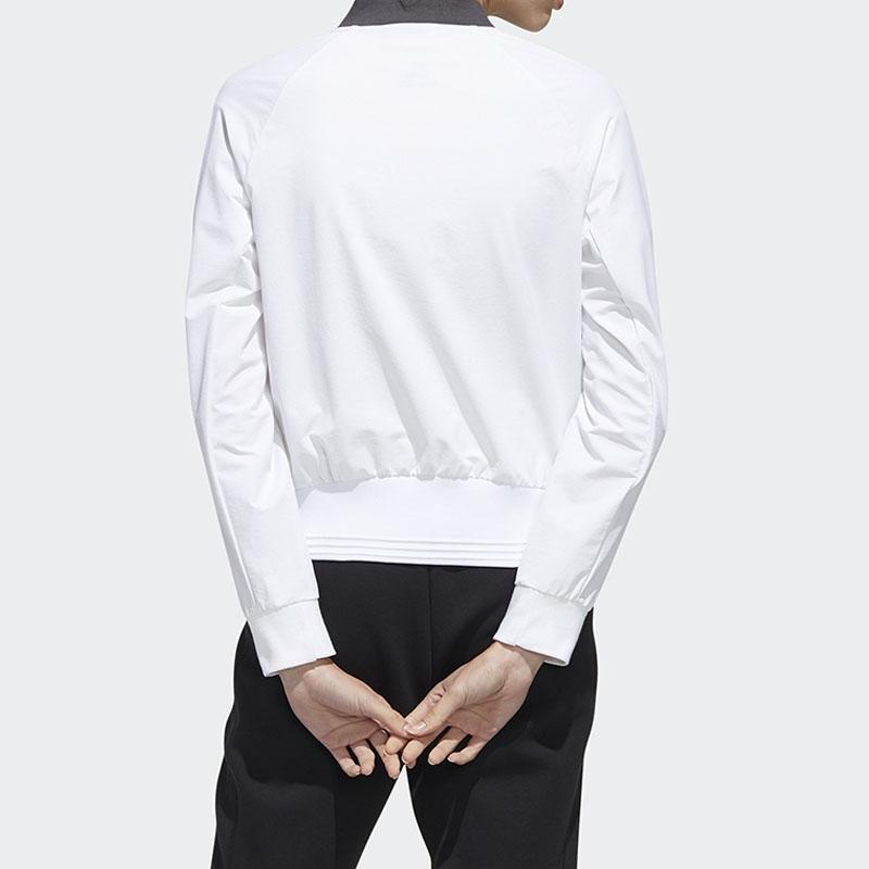 Adidas Woven Bomber Jacket Unisex Outerwear White FM9314